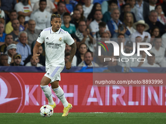 Mariano Diaz centre-forward of Real Madrid and Dominican Republic during the UEFA Champions League group F match between Real Madrid and RB...