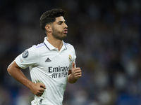 Marco Asensio right winger of Real Madrid and Spain celebrates after scoring his sides first goal during the UEFA Champions League group F m...