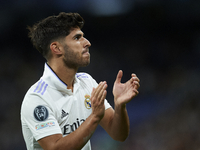 Marco Asensio right winger of Real Madrid and Spain celebrates after scoring his sides first goal during the UEFA Champions League group F m...