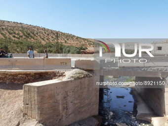 Several cases of cholera were recorded in northwestern Syria, where pictures show pools of contaminated water in front of tents for the disp...