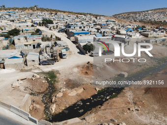 Several cases of cholera were recorded in northwestern Syria, where pictures show pools of contaminated water in front of tents for the disp...