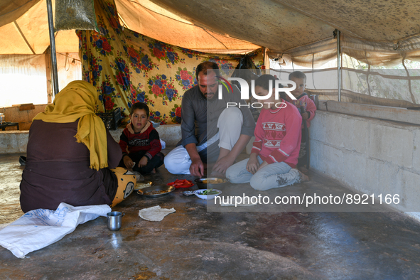 Several cases of cholera were recorded in northwestern Syria, where pictures show pools of contaminated water in front of tents for the disp...