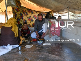 Several cases of cholera were recorded in northwestern Syria, where pictures show pools of contaminated water in front of tents for the disp...