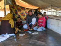 Several cases of cholera were recorded in northwestern Syria, where pictures show pools of contaminated water in front of tents for the disp...