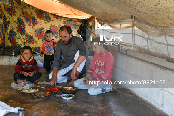 Several cases of cholera were recorded in northwestern Syria, where pictures show pools of contaminated water in front of tents for the disp...