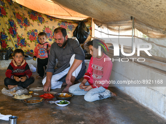 Several cases of cholera were recorded in northwestern Syria, where pictures show pools of contaminated water in front of tents for the disp...