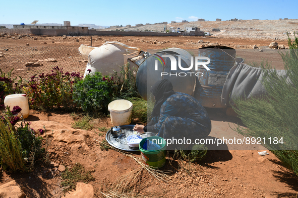 Several cases of cholera were recorded in northwestern Syria, where pictures show pools of contaminated water in front of tents for the disp...