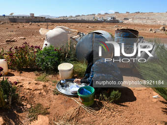 Several cases of cholera were recorded in northwestern Syria, where pictures show pools of contaminated water in front of tents for the disp...