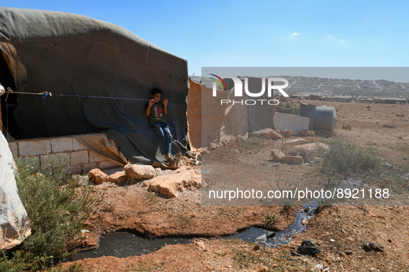 Several cases of cholera were recorded in northwestern Syria, where pictures show pools of contaminated water in front of tents for the disp...