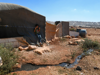 Several cases of cholera were recorded in northwestern Syria, where pictures show pools of contaminated water in front of tents for the disp...