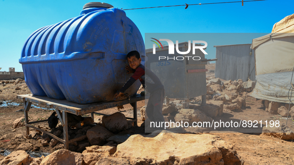 Several cases of cholera were recorded in northwestern Syria, where pictures show pools of contaminated water in front of tents for the disp...