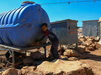 Several cases of cholera were recorded in northwestern Syria, where pictures show pools of contaminated water in front of tents for the disp...