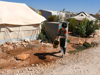 Several cases of cholera were recorded in northwestern Syria, where pictures show pools of contaminated water in front of tents for the disp...