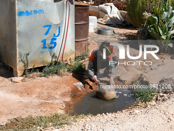 Several cases of cholera were recorded in northwestern Syria, where pictures show pools of contaminated water in front of tents for the disp...