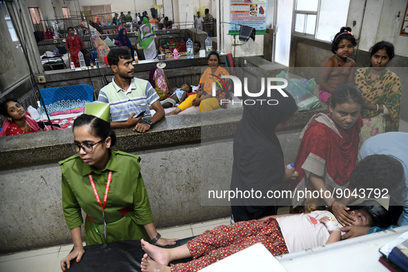 A General view of Ward no 12 of Dhaka Child hospital. The photo has taken on Thursday 20 October 2022.  