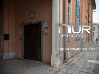 The building that houses the Tresigallo Music School, on Via Gramsci, near the monumental Piazza della Repubblica, formerly Piazza della Riv...