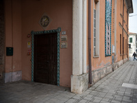 The building that houses the Tresigallo Music School, on Via Gramsci, near the monumental Piazza della Repubblica, formerly Piazza della Riv...