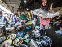 Residents' activities at Bandarjo Market, a traditional market in Ungaran, Central Java Province, Indonesia on October 28, 2022. Indonesian...