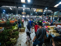 Residents' activities at Bandarjo Market, a traditional market in Ungaran, Central Java Province, Indonesia on October 28, 2022. Indonesian...