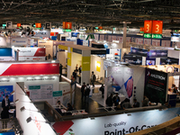 general view of the opening day of Medica 2022, a medical technology and health care exhibition in Duesseldorf, Germany on Nov 14, 2022 (