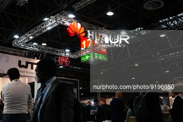 general view of the opening day of Medica 2022, a medical technology and health care exhibition in Duesseldorf, Germany on Nov 14, 2022 