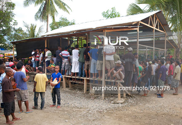 It is East Timor, one of the world's youngest nations, blood thirsty national sport and a scene replicated throughout the tiny nation every...