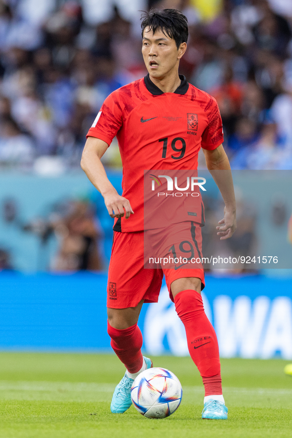 Younggwon Kim  during the World Cup match between Spain v Costa Rica, in Doha, Qatar, on November 23, 2022. 