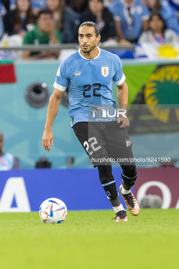 Martin Caceres  during the World Cup match between Spain v Costa Rica, in Doha, Qatar, on November 23, 2022. 