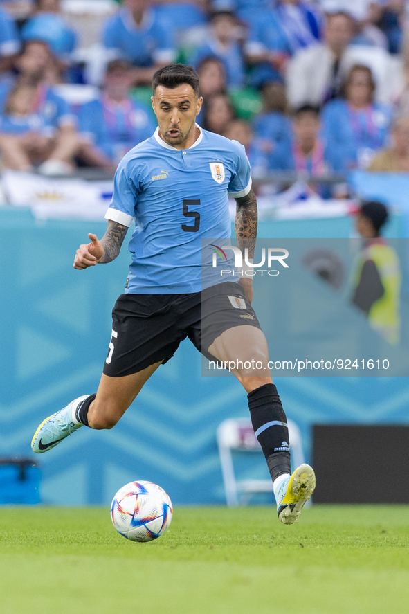Matias Vecino  during the World Cup match between Spain v Costa Rica, in Doha, Qatar, on November 23, 2022. 