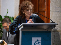 A ceremony awarding the Doctorate Honoris Causa to photographer Nan Goldin at Lusofona University in Porto, Portugal, on November 28, 2022....