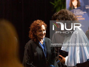 A ceremony awarding the Doctorate Honoris Causa to photographer Nan Goldin at Lusofona University in Porto, Portugal, on November 28, 2022....