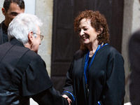 A ceremony awarding the Doctorate Honoris Causa to photographer Nan Goldin at Lusofona University in Porto, Portugal, on November 28, 2022....