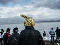  Migrants approach the coast of the northeastern Greek island of Lesbos on Thursday, Nov. 28, 2015. About 5,000 migrants are reaching Europe...