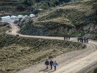  Migrants approach the coast of the northeastern Greek island of Lesbos on Thursday, Nov. 28, 2015. About 5,000 migrants are reaching Europe...