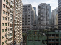 A General view showing residential housing on December 29, 2022 in Macau, China. (