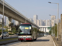 A Tour bus of the China Travel Service on December 29, 2022 in Macau, China. (