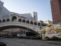 A General view showing The Venetian Macao on December 29, 2022 in Macau, China. (