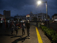 Peoples enjoy their vacation at the the Kota Tua Jakarta (Jakarta Old Town) tourism area during the holiday season, in Jakarta on December 3...