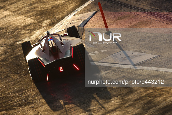 27 DENNIS Jake (gbr), Avalanche Andretti Formula E, Spark-Porsche, Porsche 99X Electric, action during the 2023 Mexico City ePrix, 1st meeti...