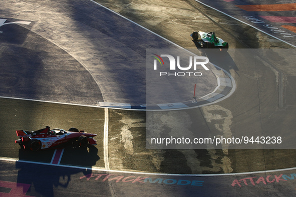 23 FENESTRAZ Sacha (fra), Nissan Formula E Team, Spark-Nissan, Nissan e-4ORCE 04, action during the 2023 Mexico City ePrix, 1st meeting of t...