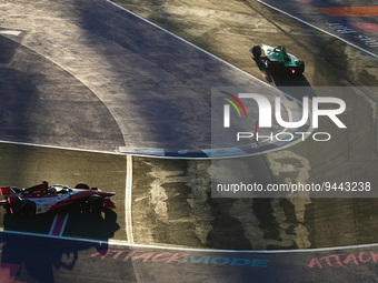 23 FENESTRAZ Sacha (fra), Nissan Formula E Team, Spark-Nissan, Nissan e-4ORCE 04, action during the 2023 Mexico City ePrix, 1st meeting of t...