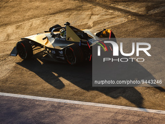 01 VANDOORNE Stoffel (bel), DS Penske Formula E Team, Spark-DS, DS E-Tense FE23, action during the 2023 Mexico City ePrix, 1st meeting of th...