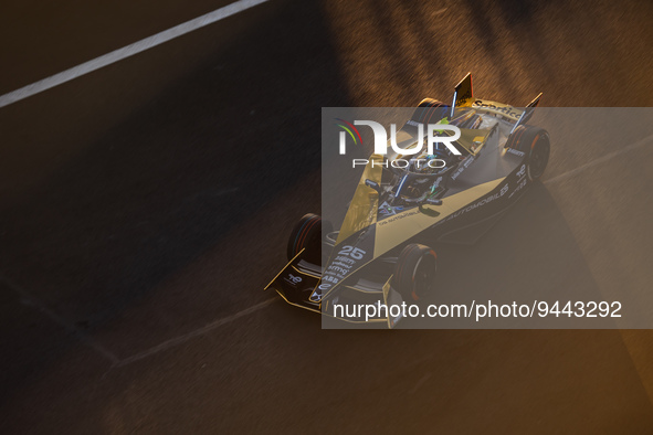 25 VERGNE Jean-Eric (fra), DS Penske Formula E Team, Spark-DS, DS E-Tense FE23, action during the 2023 Mexico City ePrix, 1st meeting of the...