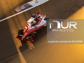 23 FENESTRAZ Sacha (fra), Nissan Formula E Team, Spark-Nissan, Nissan e-4ORCE 04, action during the 2023 Mexico City ePrix, 1st meeting of t...