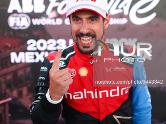 DI GRASSI Lucas (bra), Mahindra Racing, Spark-Mahindra, Mahindra M9-Electro, portrait during the 2023 Mexico City ePrix, 1st meeting of the...