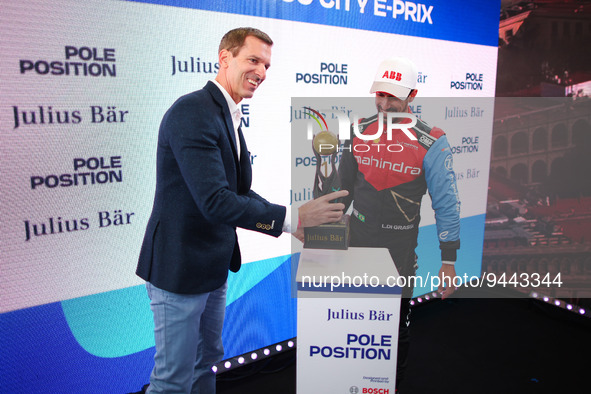 DI GRASSI Lucas (bra), Mahindra Racing, Spark-Mahindra, Mahindra M9-Electro, portrait during the 2023 Mexico City ePrix, 1st meeting of the...