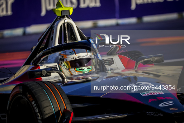 13 DA COSTA Antonio Felix (prt), TAG HAUER Porsche Formula E Team, Porsche 99X Electric, action during the 2023 Mexico City ePrix, 1st meeti...