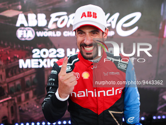 DI GRASSI Lucas (bra), Mahindra Racing, Spark-Mahindra, Mahindra M9-Electro, portrait during the 2023 Mexico City ePrix, 1st meeting of the...