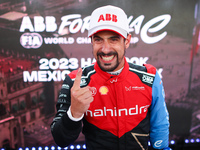 DI GRASSI Lucas (bra), Mahindra Racing, Spark-Mahindra, Mahindra M9-Electro, portrait during the 2023 Mexico City ePrix, 1st meeting of the...