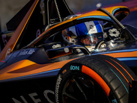 05 HUGHES Jake (gbr), Neom McLaren Formula E Team, Spark-Nissan, Nissan e-4ORCE 04, action during the 2023 Mexico City ePrix, 1st meeting of...